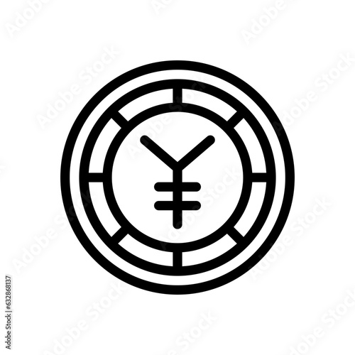 yen line icon