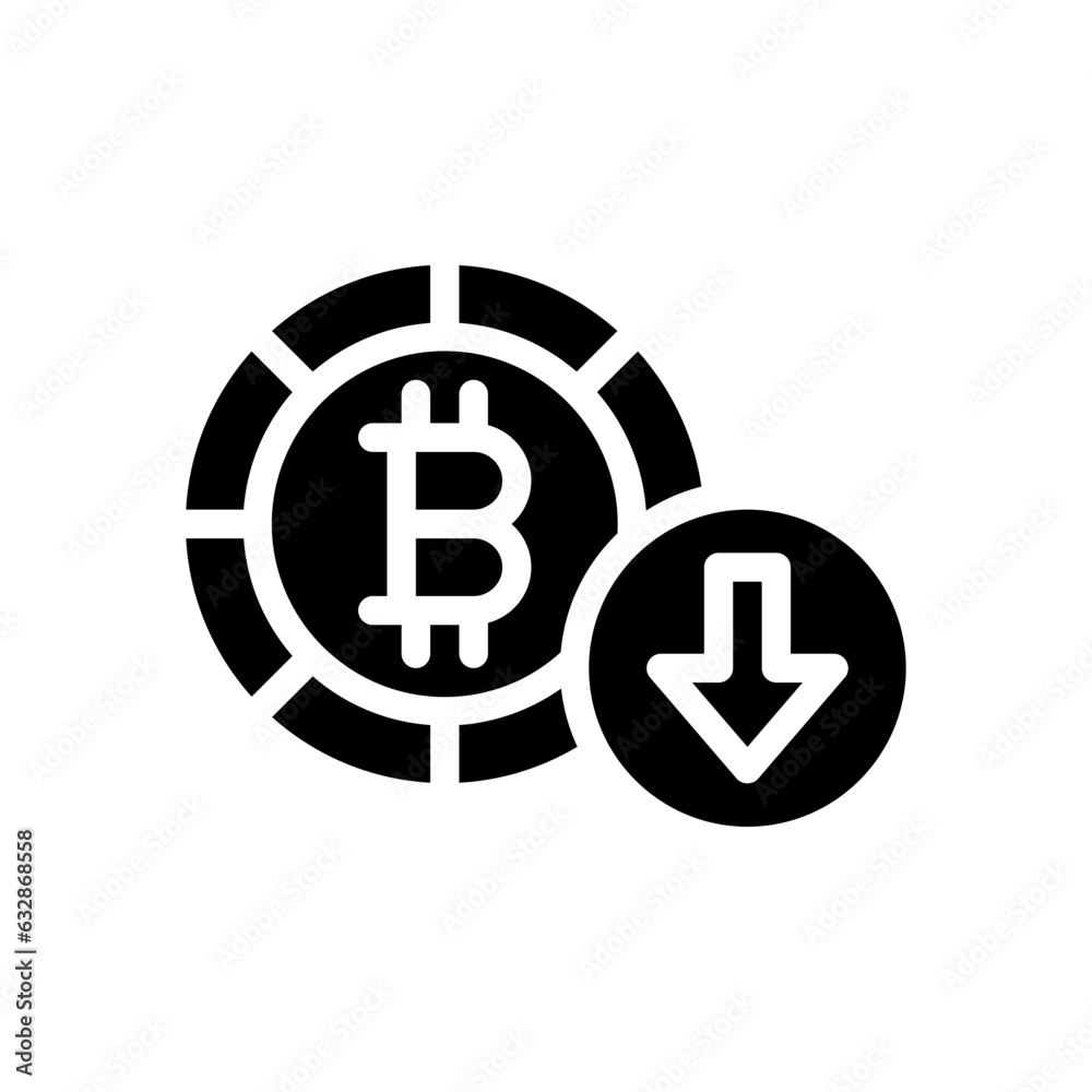bitcoin glyph icon bitcoin glyph icon