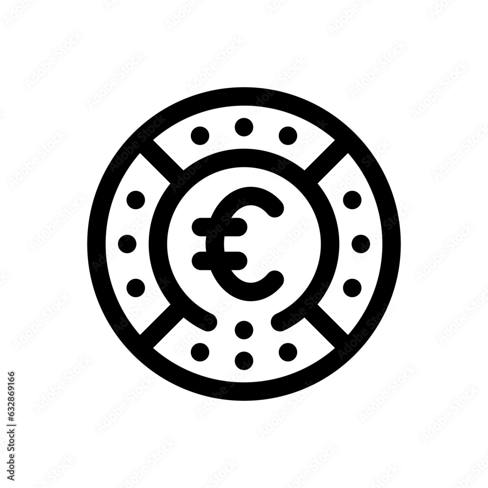 euro line icon