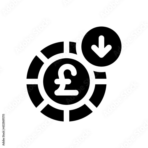 pound sterling glyph icon
