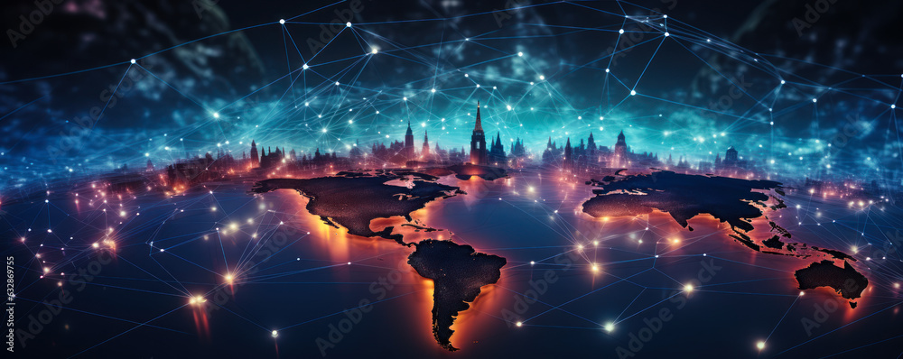 Global Network Connectivity in Digital Art