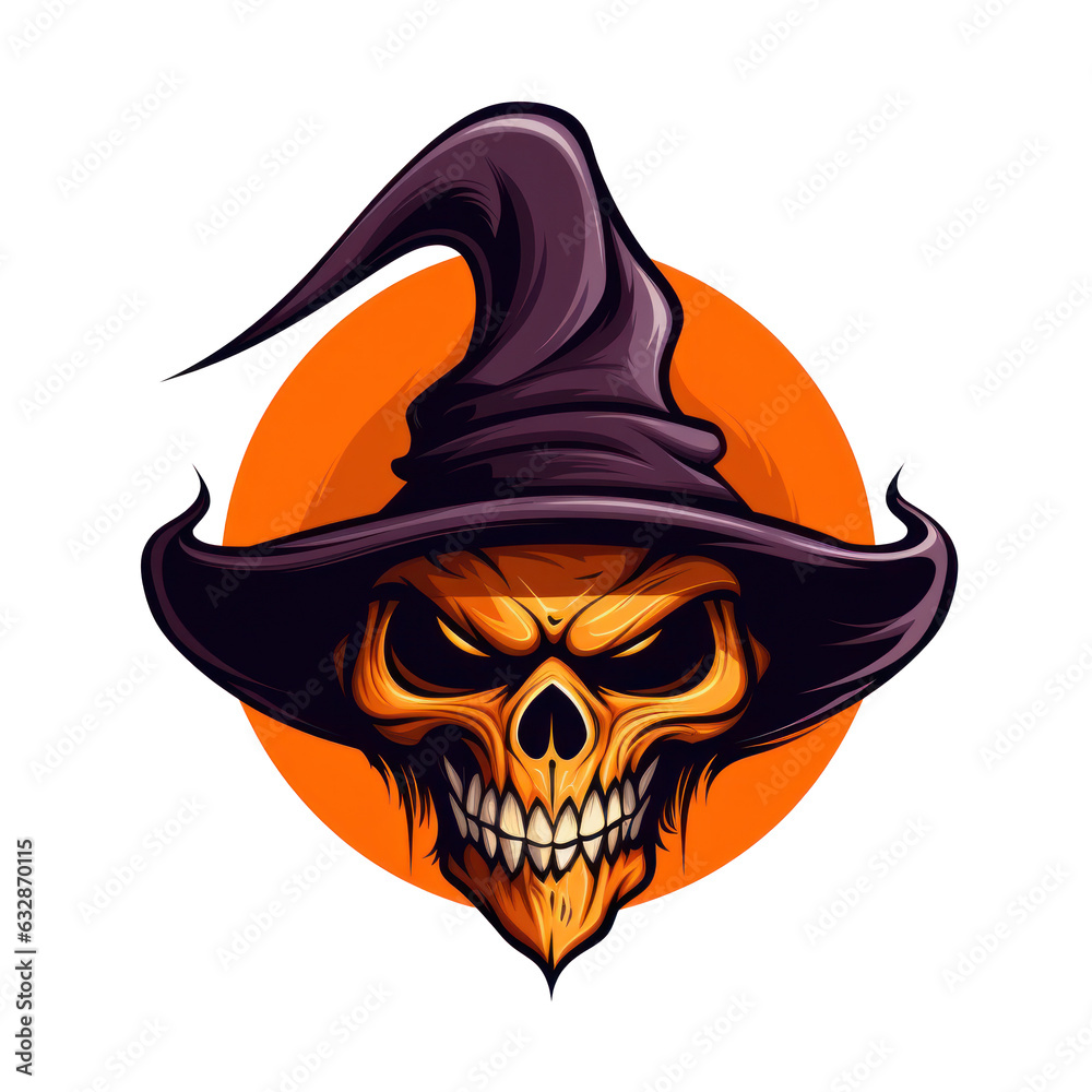 Halloween themed stickers with no background, for T-shirts and other saleable items
