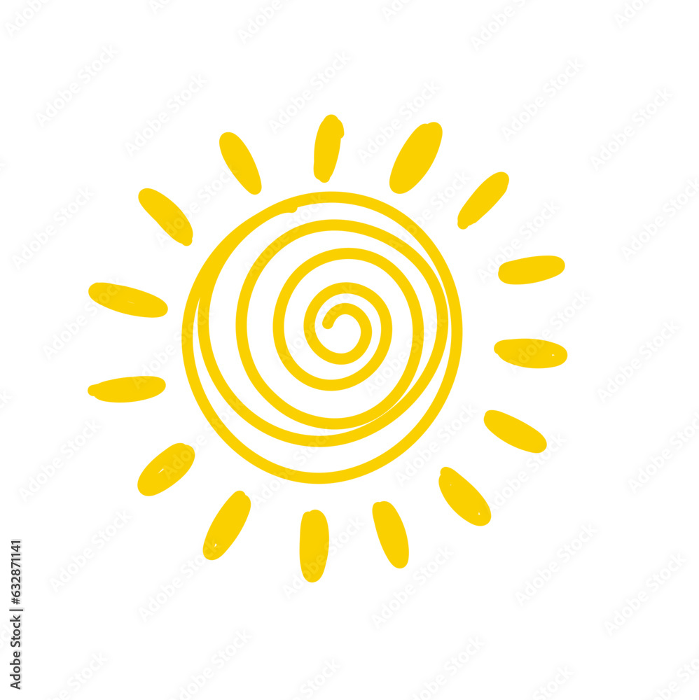 Sun doodle. Trendy vector summer symbol for website design, web button, mobile app. vector doodle suns. Sun doodle. Trendy vector summer symbol for website design, web button, mobile app. vector doodle suns.