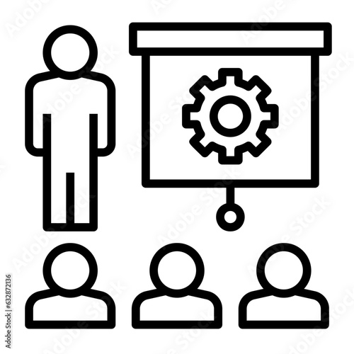 Training, Learning, Skill development, Seminar, Hands on icon