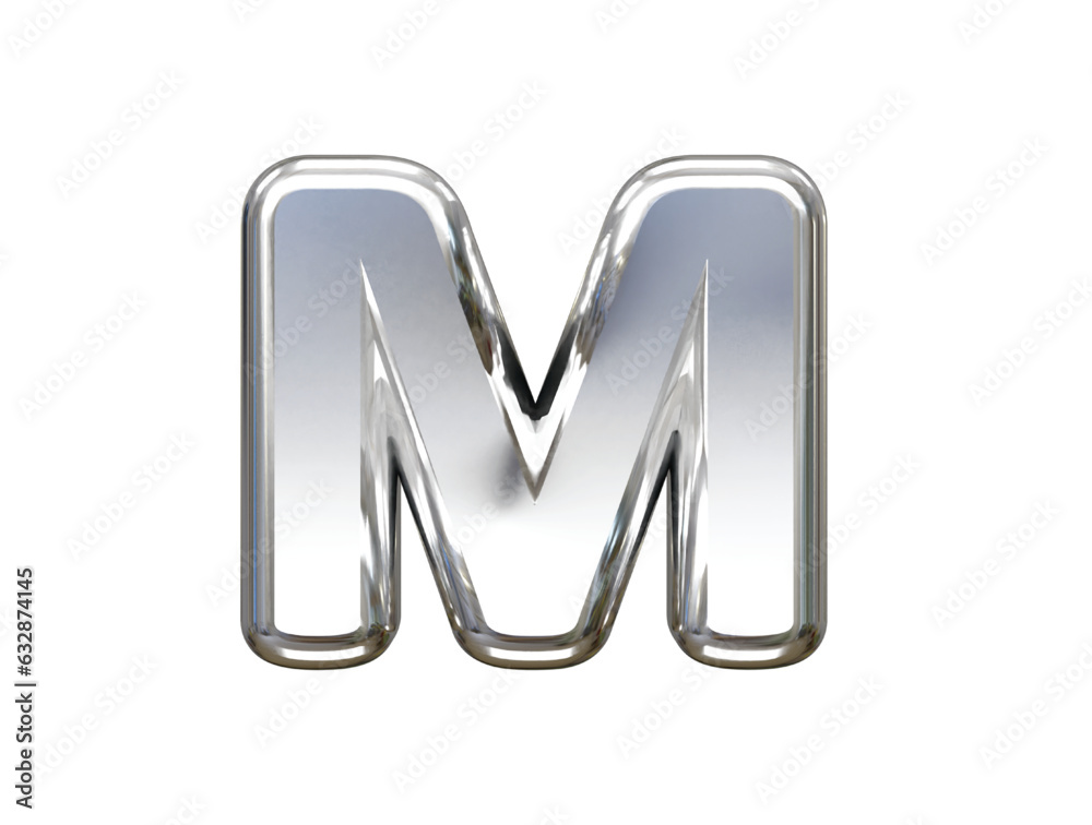 3d rendering alphabet text effect vector transparent element