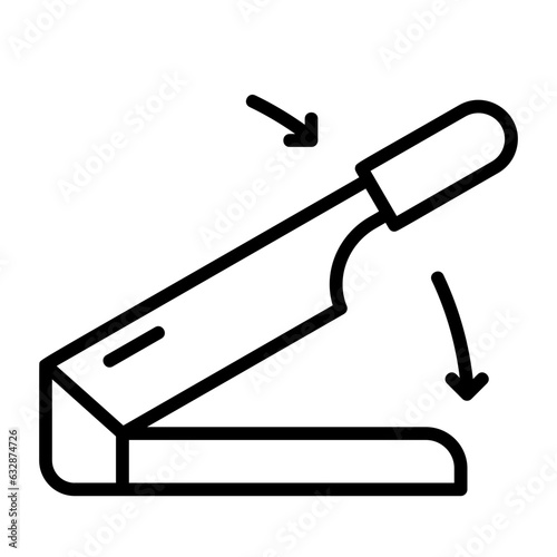 Precision, accuracy, cutting, crafting, organizing icon