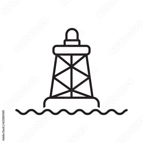 buoy icon vector