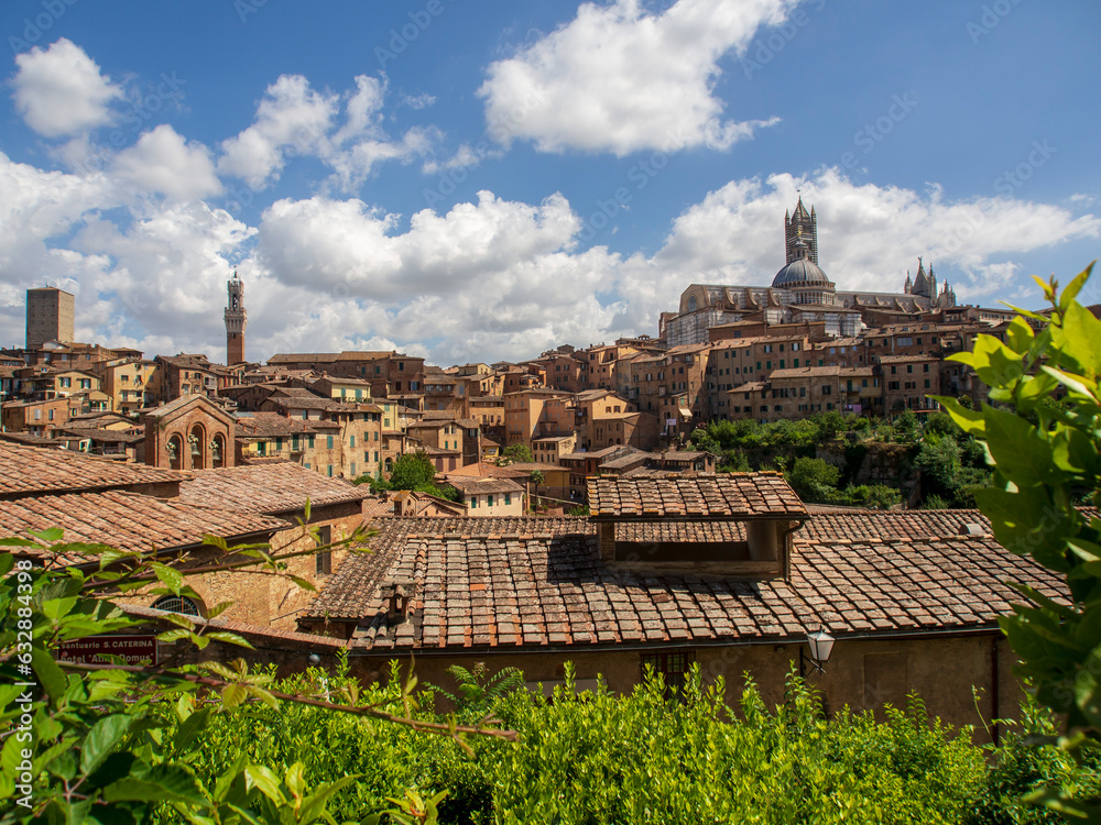 Italia, Toscana, Siena, veduta della città.