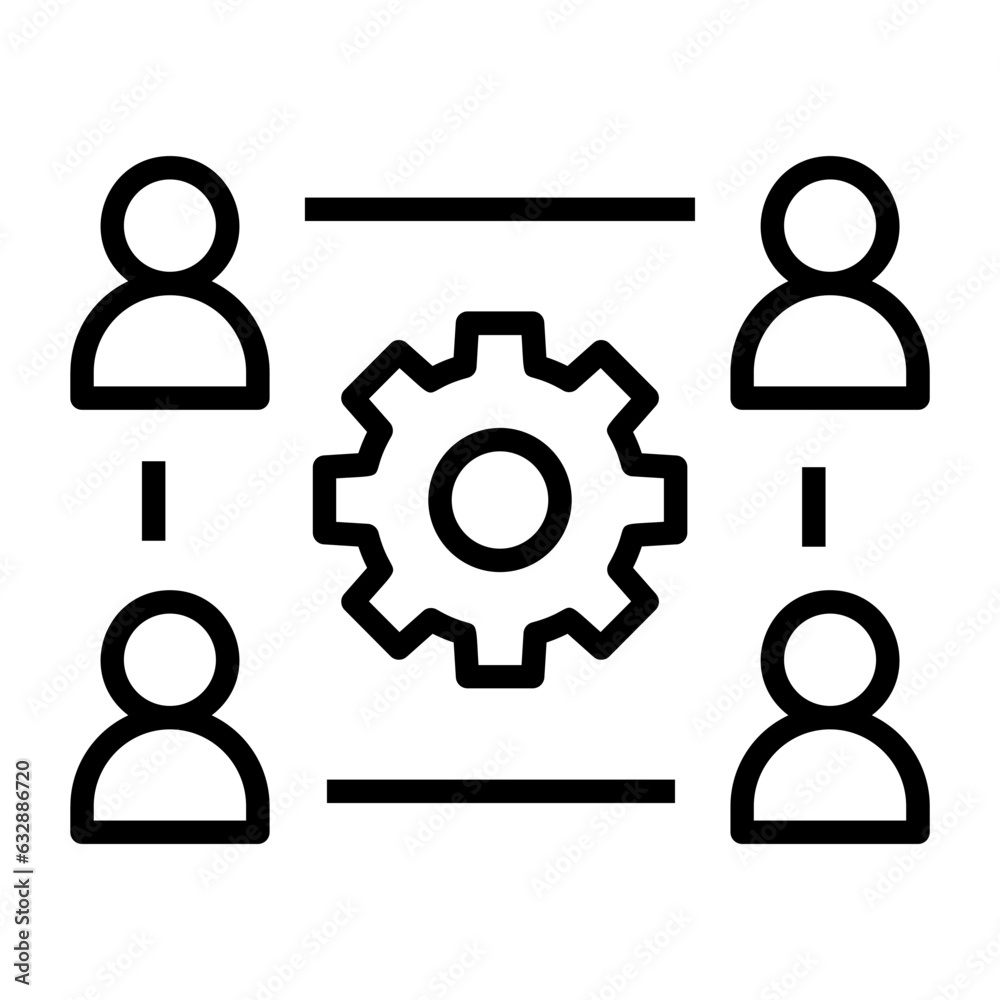 Leadership, Organization, Supervision, Administration, Control icon Leadership, Organization, Supervision, Administration, Control icon