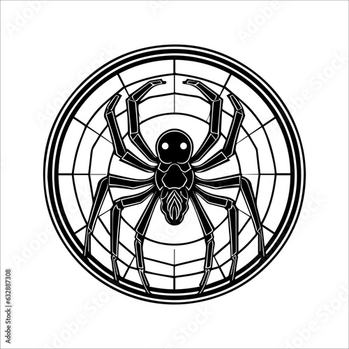 halloween spider illustration 
