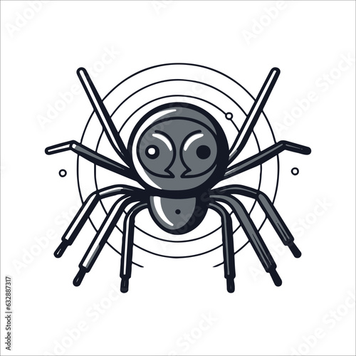 halloween spider illustration 