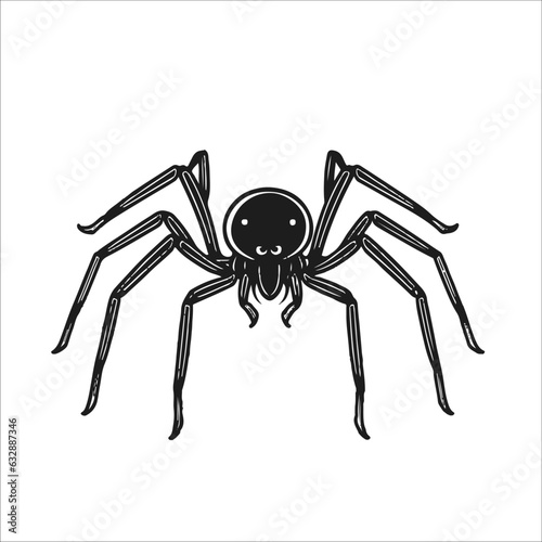 halloween spider illustration 