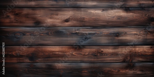 A wooden wall with a dark background ai generated
