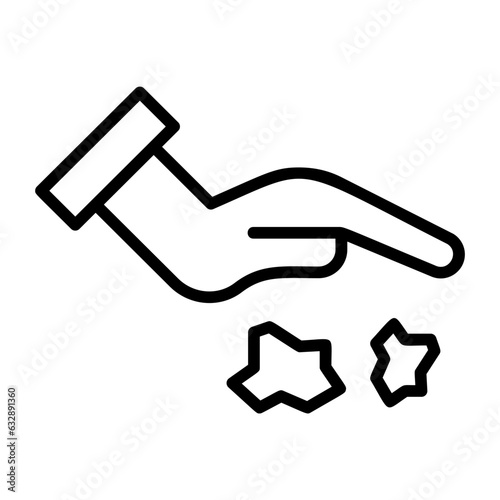 Trash, rubbish, garbage, waste, debris icon