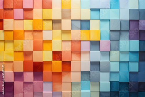 Abstract background with rainbow