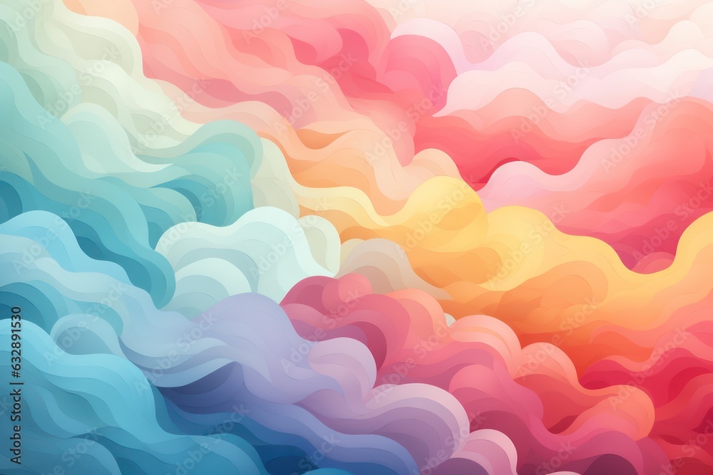 Abstract background with rainbow Abstract background with rainbow