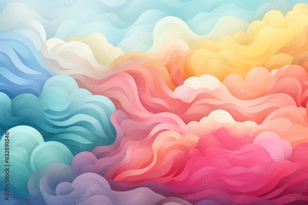 Abstract background with rainbow Abstract background with rainbow