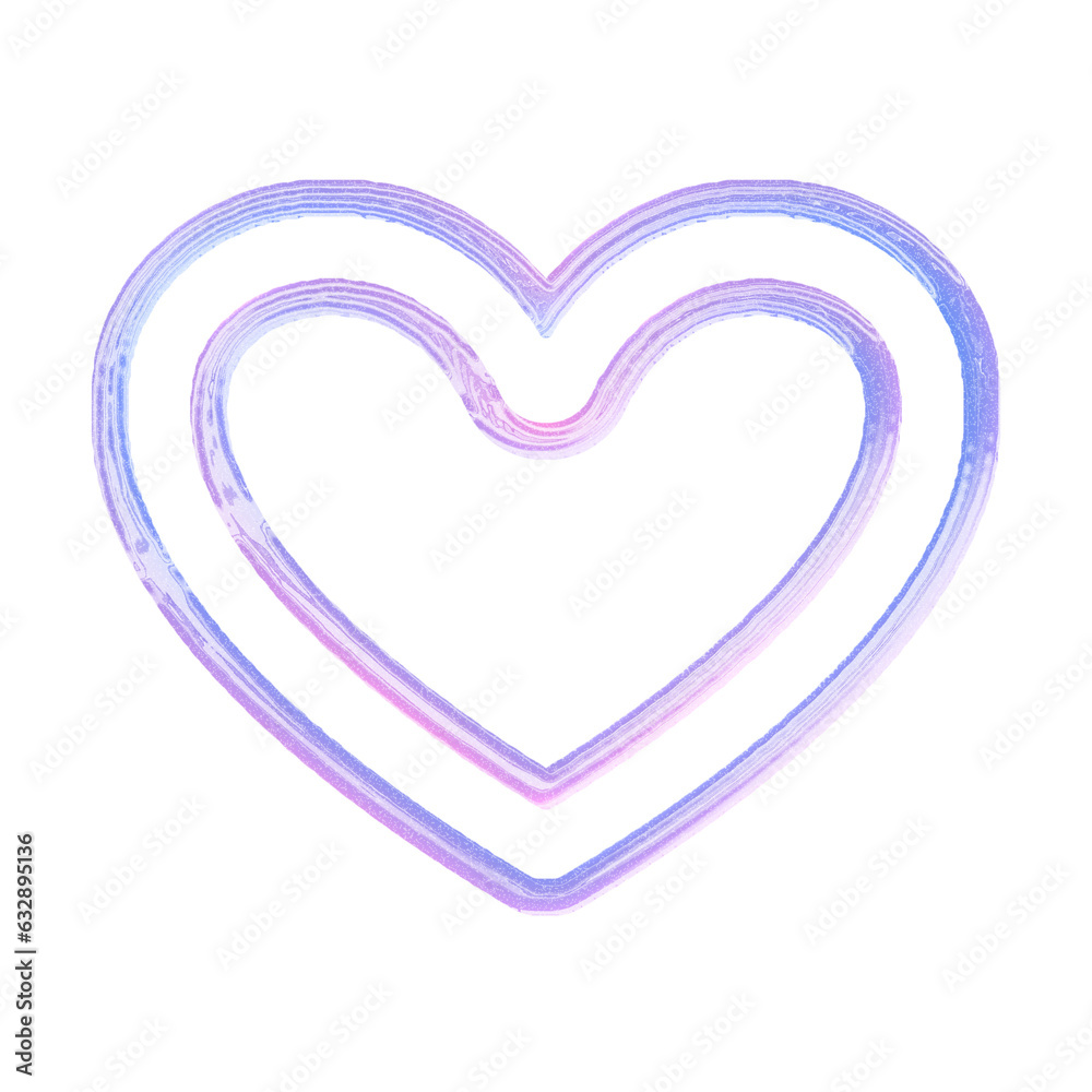 Heart Y2K element with pastel hologram holographic chrome 3d effect Heart Y2K element with pastel hologram holographic chrome 3d effect