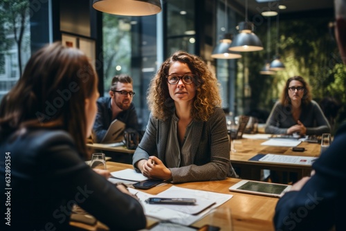  Team Conducting A Focus Group For Marketing, Generative AI