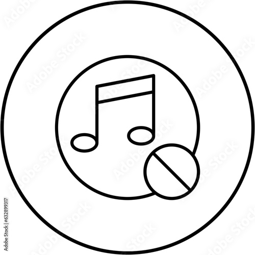 No Music Icon
