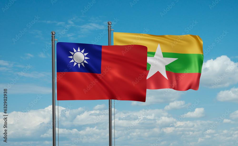 Myanmar Faso flag Myanmar Faso flag