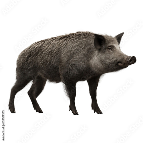 Boar isolated on transparent background