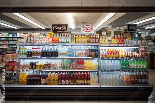Grocery Stores Beverage Aisle, Generative AI