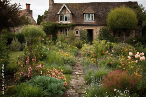 English cottage garden, Landscape Design, 