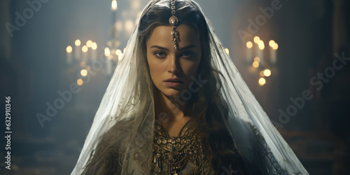 Ottoman princess Mihrimah Sultan, the daughter of Ottoman Sultan Süleyman the Magnificent. Generative AI