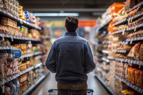 Shopper Exploring The Cereal Aisle, Generative AI