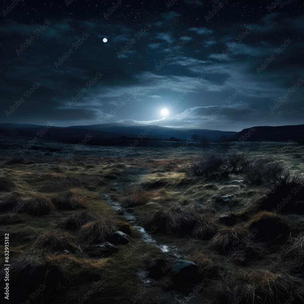 Dreamscapes of the Moonlit Moorland Realm