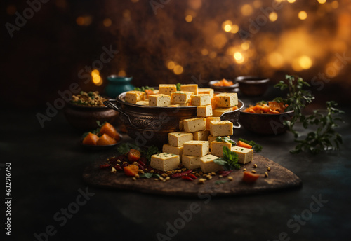 Indian paneer cheese