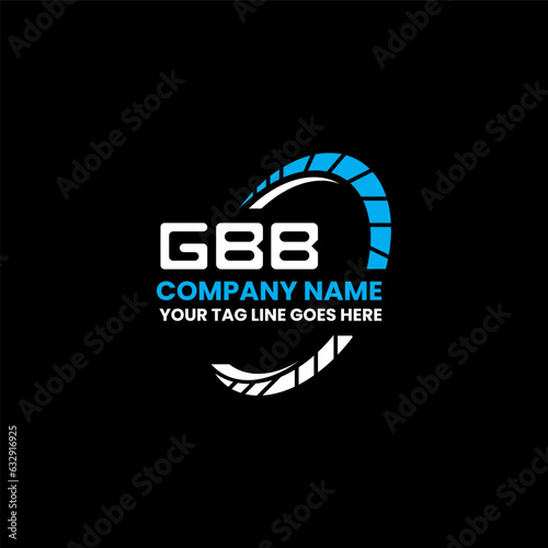 GBB letter logo creative design with vector graphic, GBB simple and modern logo. GBB luxurious alphabet design   photo