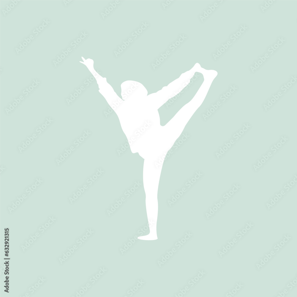 Pilates sitting pose logo icon symbol a calming yoga exercise that moves the whole body