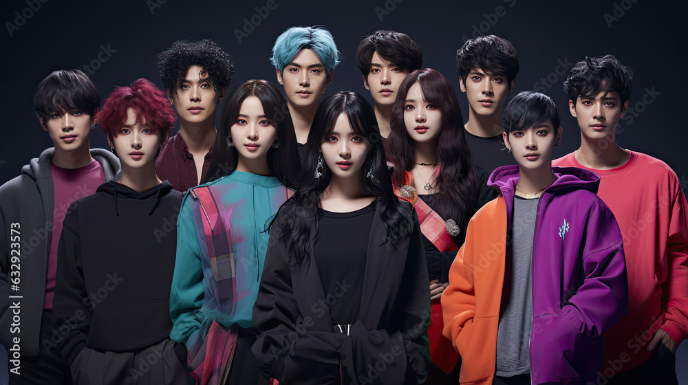 Representatives of Korean pop culture. Representatives of Korean pop culture.