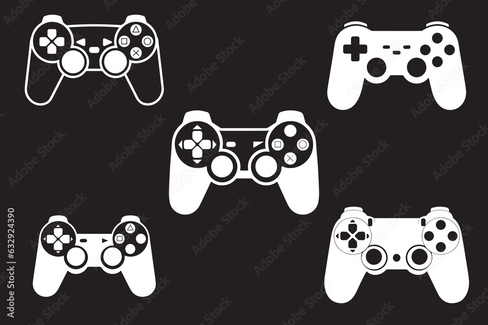 Gaming controller vector, game controller vector free, game controller ...