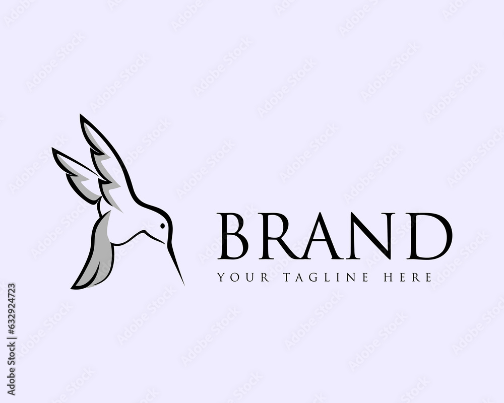 flying hummingbird line art logo icon symbol design template illustration inspiration flying hummingbird line art logo icon symbol design template illustration inspiration