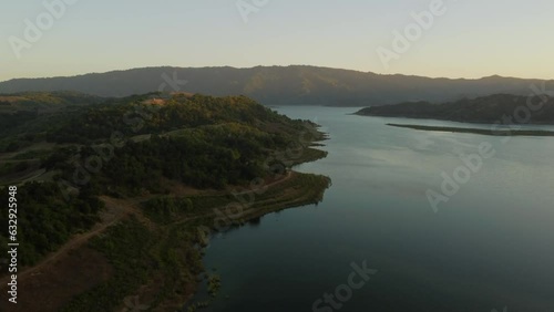 Aerial View of Lake Casitas, Oak View, Ventura County
