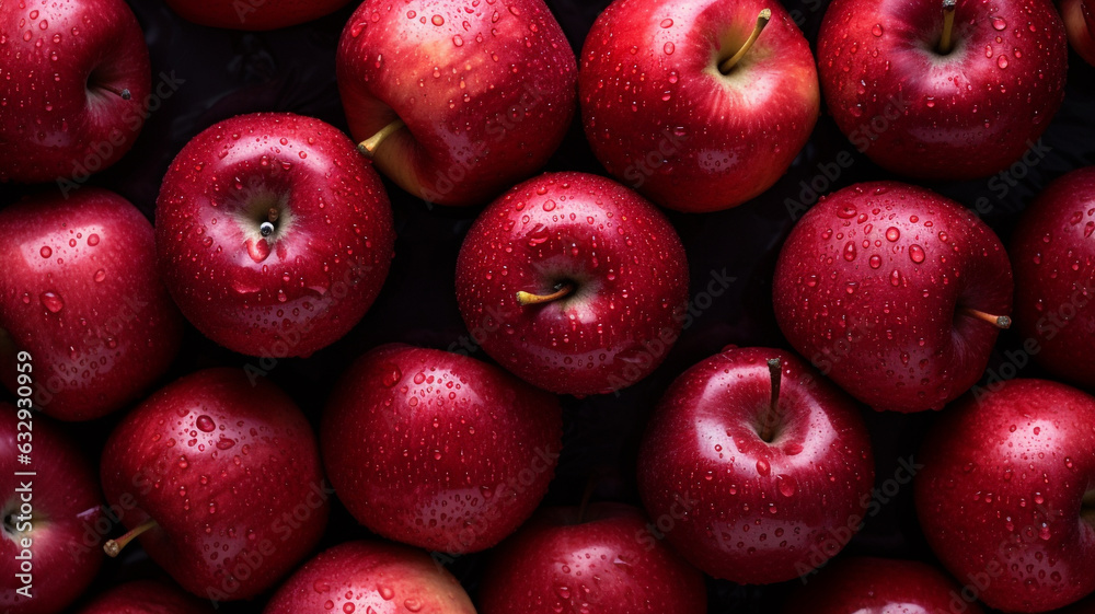 pattern of a fresh red apple in the market. pattern of a fresh red apple in the market.