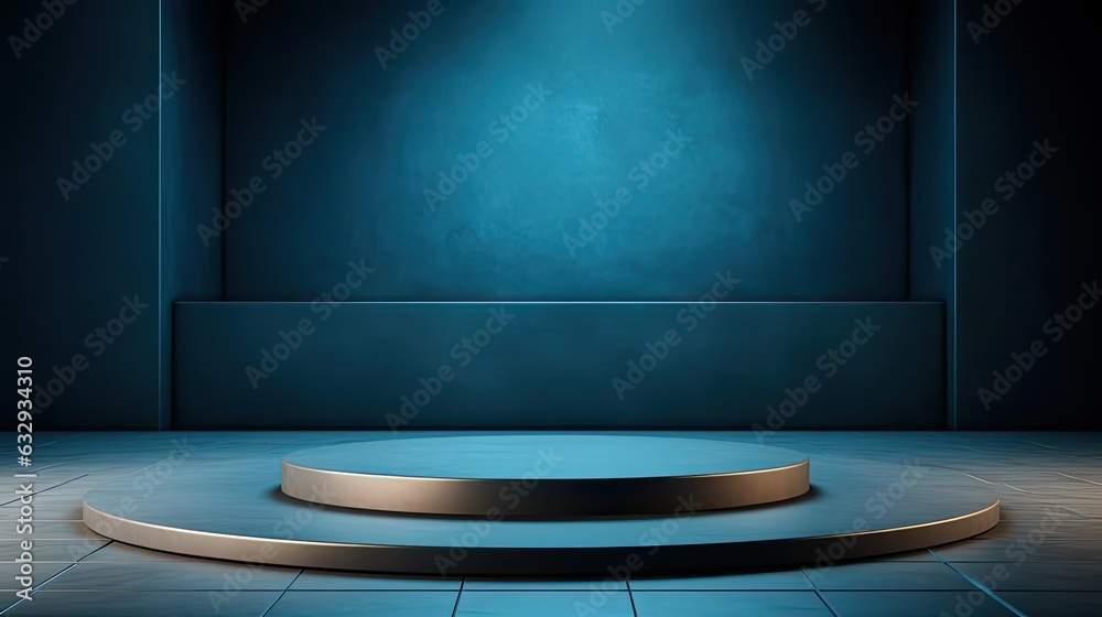 Close-Up of modern podium design for product display or product stand Close-Up of modern podium design for product display or product stand