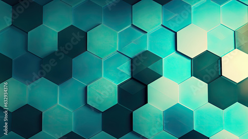 abstract background with hexagons