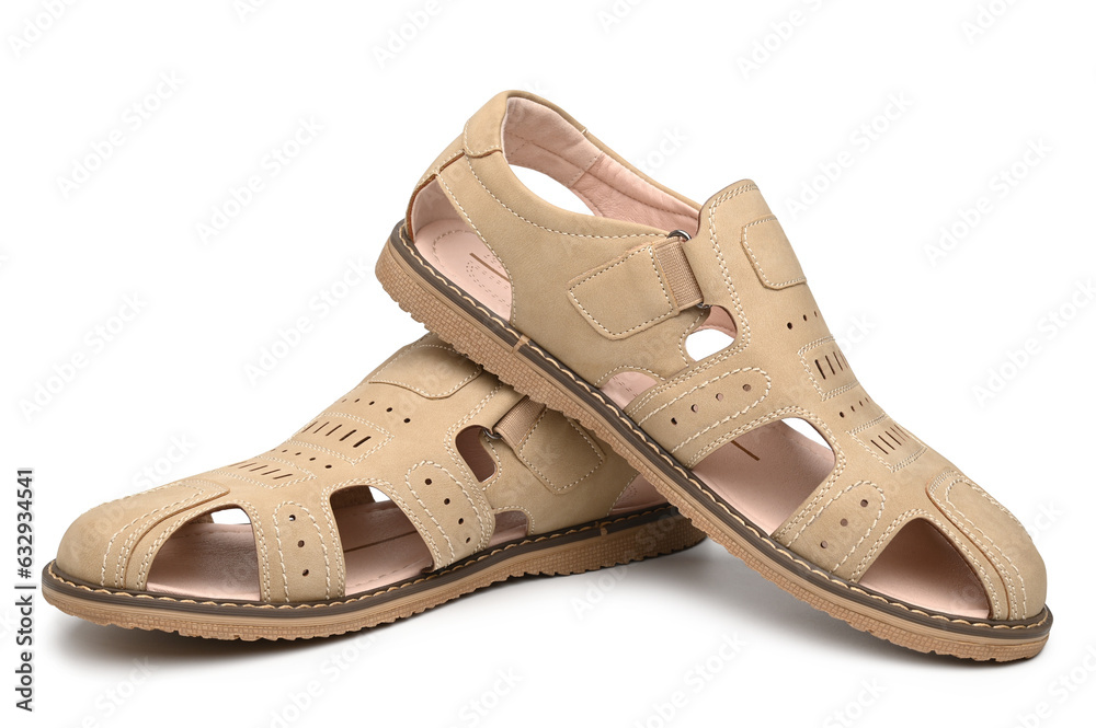 Pair of male summer sandals Pair of male summer sandals
