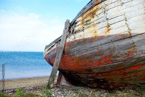 Cimetière à bateaux de Bretagne. 