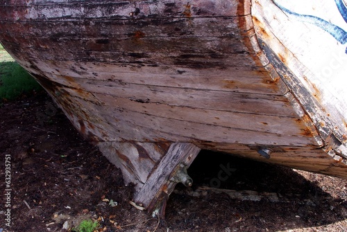 Cimetière à bateaux de Bretagne.	
