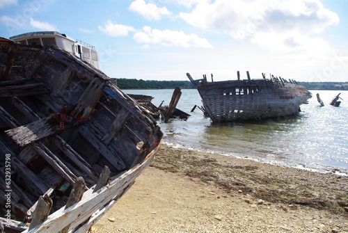 Epaves de bateaux en Bretagne