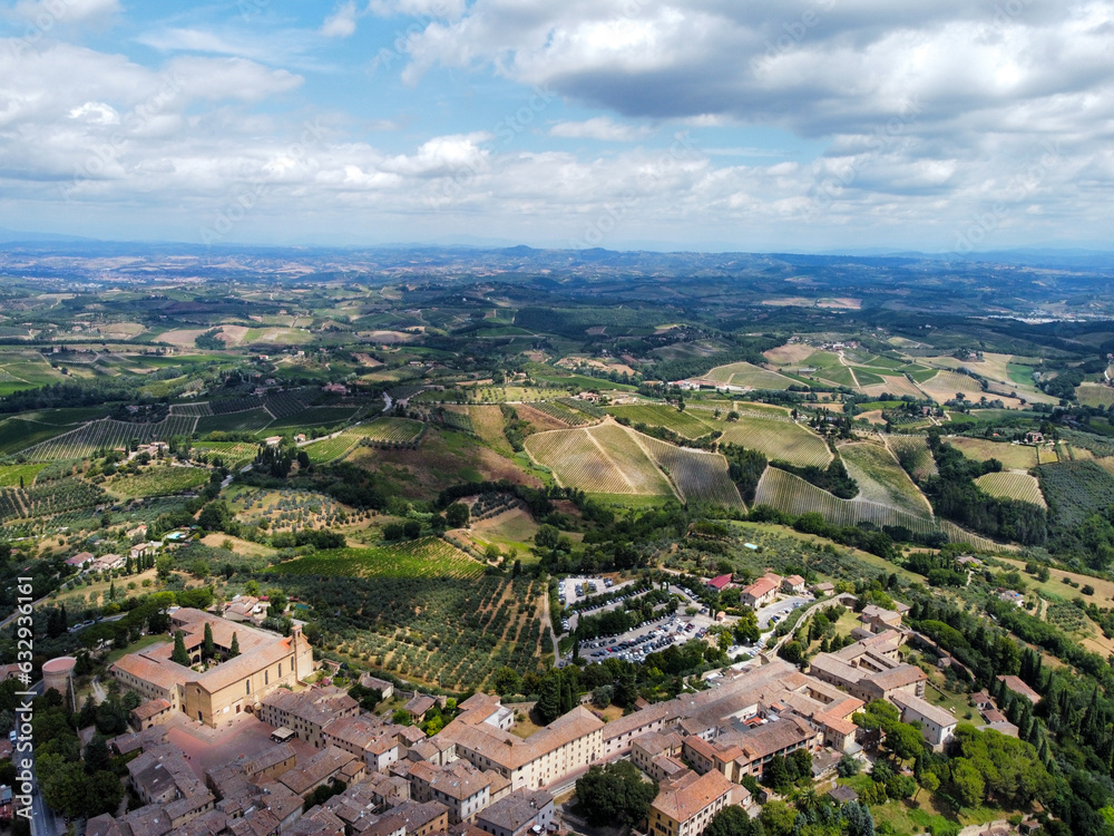 view of the tuscany in italy