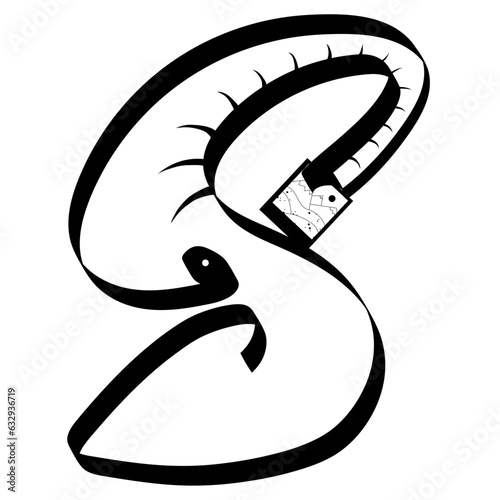 The Elephant logo in the shape of the letter S. 