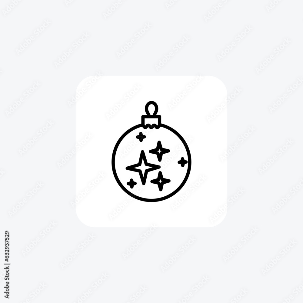  Illuminating Yuletide Magic through Christmas Balls Icons

 Line Icon