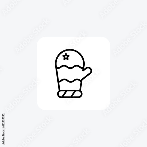 Elegant Frost-Kissed Mitts icon

 Line Icon