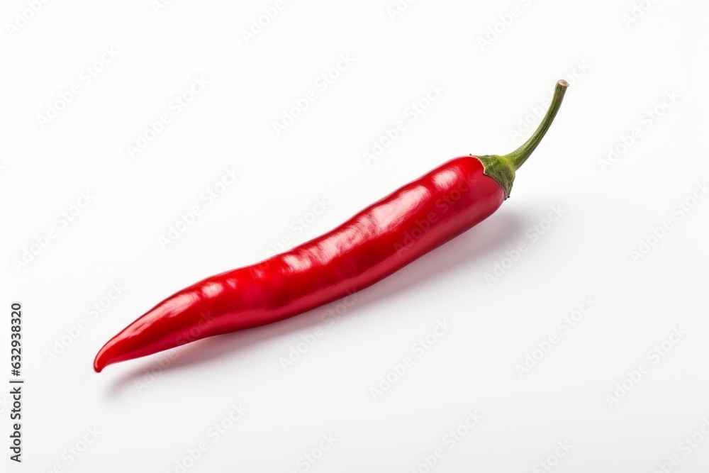 Red chile pepper isolated on white background Red chile pepper isolated on white background
